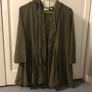 hooded lightweight jacket